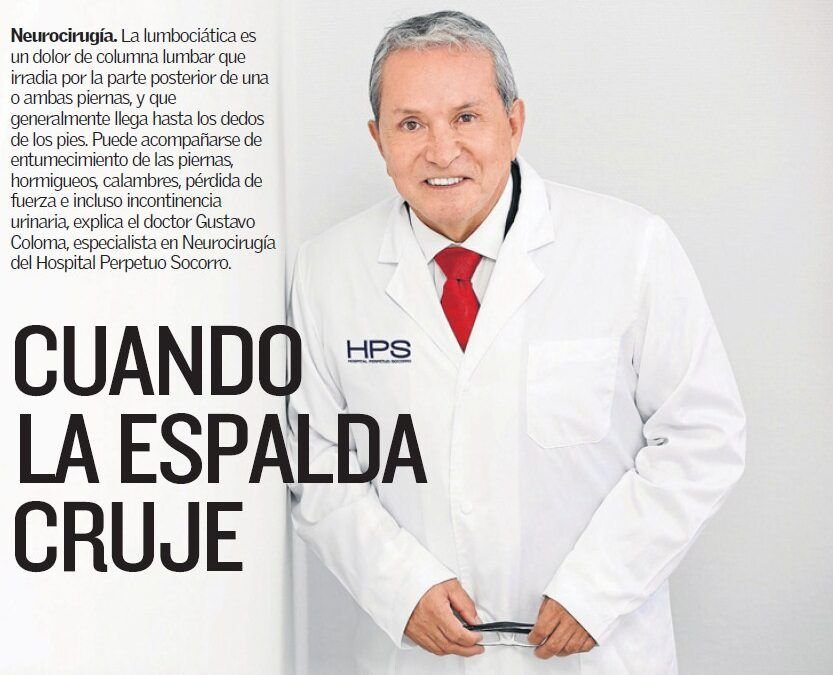 Lumbociática, cuando la espalda cruje